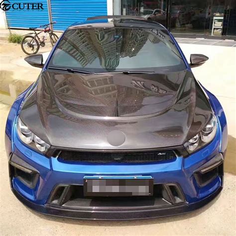 Carbon Fiber And Frp Wide Car Body Kit For Volkswagen Vw Scirocco Aspec