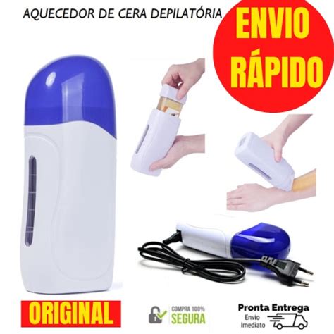 Aquecedor De Cera Quente Aparelho Depilador Portatil Roll On Bivolt