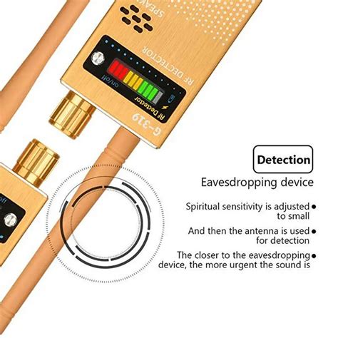 Anti Spy Wireless Rf Signal Detector Set Upgrade Enhanced Bug Gps