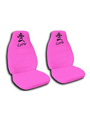 Hot Pink Racing Car Seat Covers
