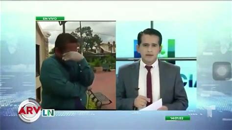 Periodista de Ecuador rompe en llanto en plena transmisión por la