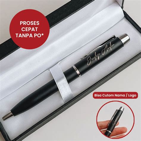 Jual Custom Pulpen Nama Logo Kado Pulpen Custom Hadiah Gift Custom