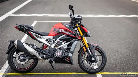 tvs apache rtr   side view image bikewale