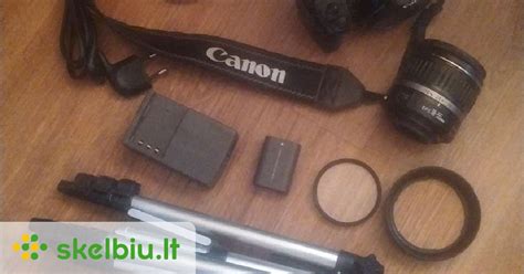 Canon EOS 18-55 komplektas - Skelbiu.lt