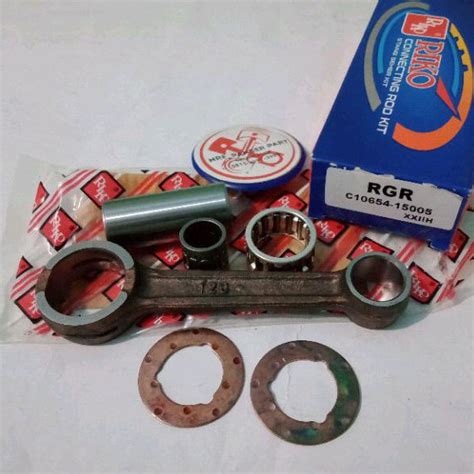 Jual STANG SEHER RGR CONROAD PISTON SET SUZUKI RGR 12B TKR RIKO