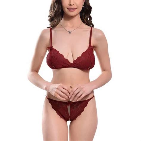 Lace Net Non Padded Bra Panty Lingerie Set At Rs 60 Piece In New Delhi ID 2851850427012