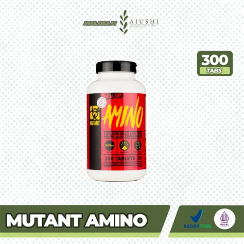 Jual Mutant Amino 300 Tablet - Mutant Amino | Shopee Indonesia