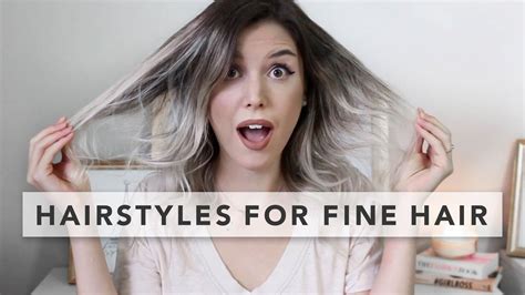 3 Quick and Easy Hairstyles for FINE HAIR - YouTube