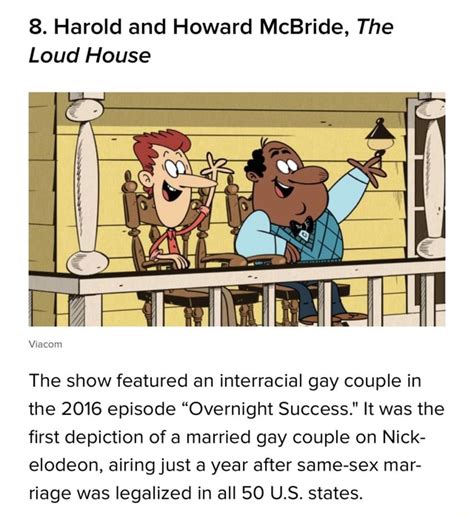 Harold And Howard McBride The Loud House The Show Featured An Interracial Gay Couple In The