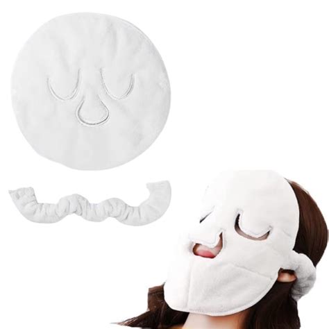Buy Hodaqe Reusable Towel Mask Face Cold Hot Facial Steamer Compress Skin Care Beauty Spa