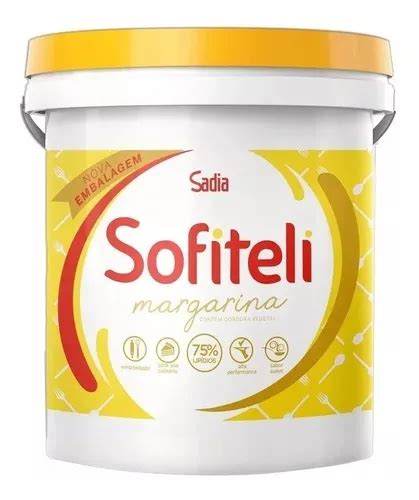 Margarina Sadia Sofiteli Profissional 75 De Lipídios 15kg