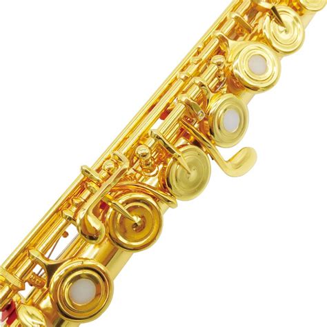 Flute Intermediate Gold Plated Professional French Buttons Designs