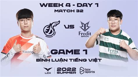 06072022 Kdf Vs Bro Ván 1 Bình Luận Tiếng Việt Lck Mùa Hè