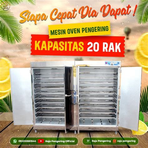 Jual Oven Pengering Ikan Kapasitas Rak Tipe Gas Kab Sidoarjo