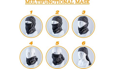 Astroai Winter Balaclava Ski Mask Windproof Warm Full Face Mask Thermal