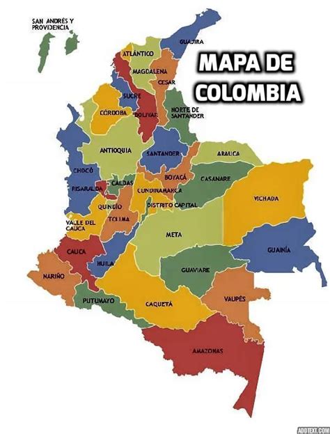 Imagen Del Mapa De Colombia Y Sus Limites Imagui