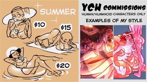 Summer Ych Commissions By Pitifulbitch Hentai Foundry