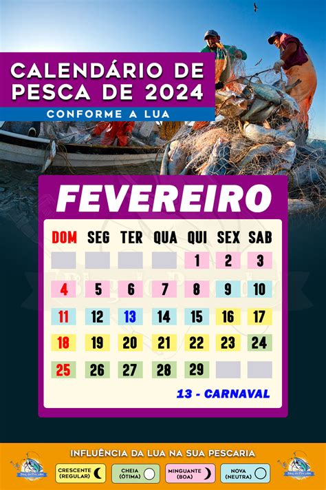 Calendário de pesca de AGOSTO 2024 de acordo a fase da lua en