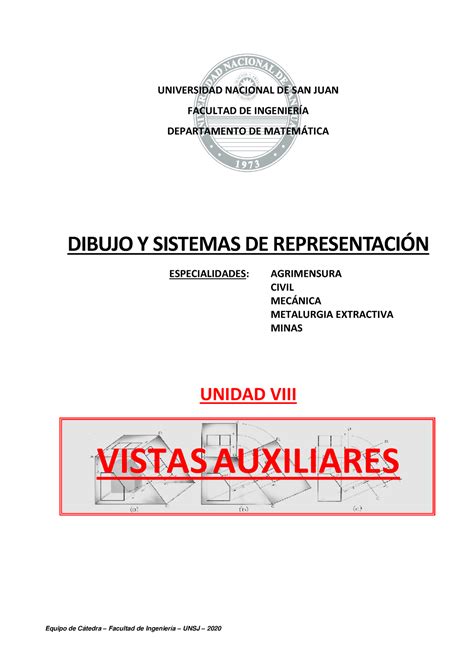 08 Uviii Vistas Auxiliares CIV 2020 UNIVERSIDAD NACIONAL DE SAN JUAN