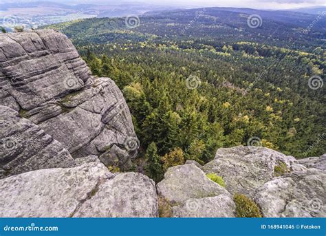 Szczeliniec Wielki in Poland Stock Photo - Image of view, national