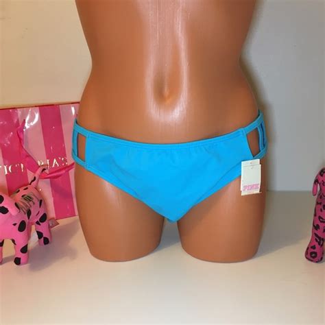 PINK Victoria S Secret Swim New Pink Vs Caged Bikini Bottom Poshmark