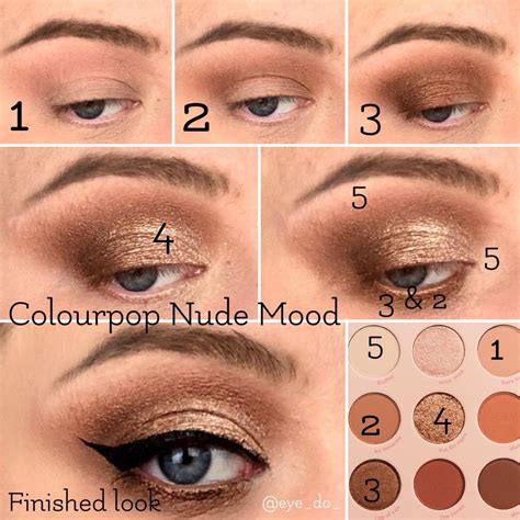 Colourpop Nude Mood Eyeshadow Look Artofit