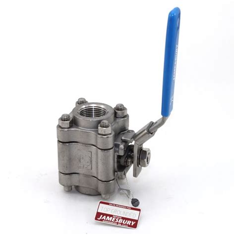 Jamesbury 3 4 Series 4000 Ball Valve Threaded Ends SS Body Valves