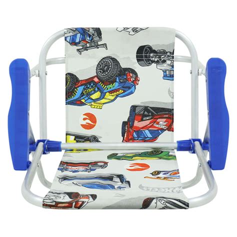 Cadeira Infantil Hot Wheels Aluminio Branca Auto Equip