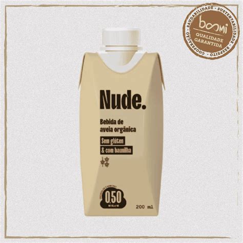 Leite Vegetal De Aveia Org Nico Sabor Baunilha Nude Ml Boomi