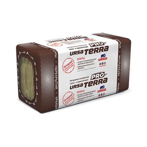 Негорючая минеральная тепло- и звукоизоляция URSA Terra 34PN PRO (4 ...