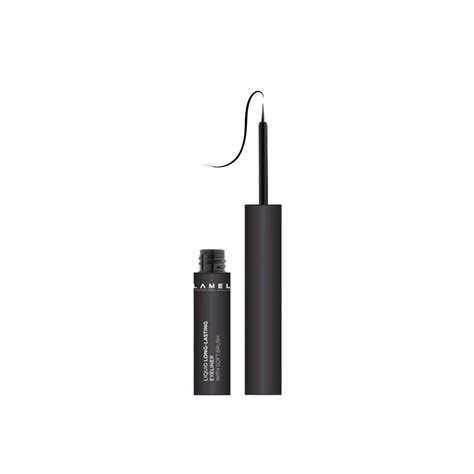 Buy Lamel Liquid Long-Lasting Eyeliner With Soft Brush 401 Carbon Black ...
