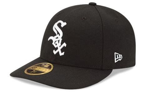 Mens Chicago White Sox New Era Black Authentic Collection On Field Low