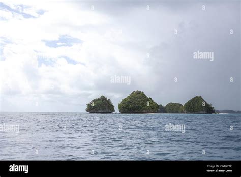 Rock Islands Palau Micronesia Stock Photo Alamy