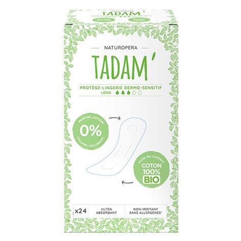 Tadam Hygiène Féminine Protège Lingerie Dermo Sensitif Long unités Pas cher