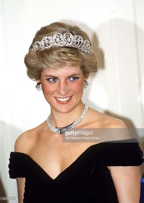 princess  wales  bonn germany wearing sapphire  diamond