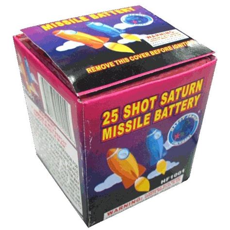 25shot Saturn Missiles Rgs Brand Fireworks