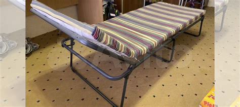 Раскладушка с матрасом купить в Челябинске | Товары для дома и дачи | Авито