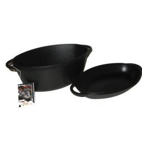 Утятница чугунная Ситон 3,5л с крышкой-сковородой купить chugunmarket.ru