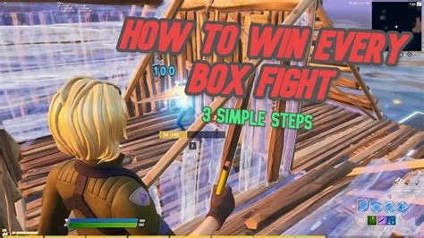 3 Steps To Win Every Box Fight Fortnite Season 3 Chapter 2 Fortnite