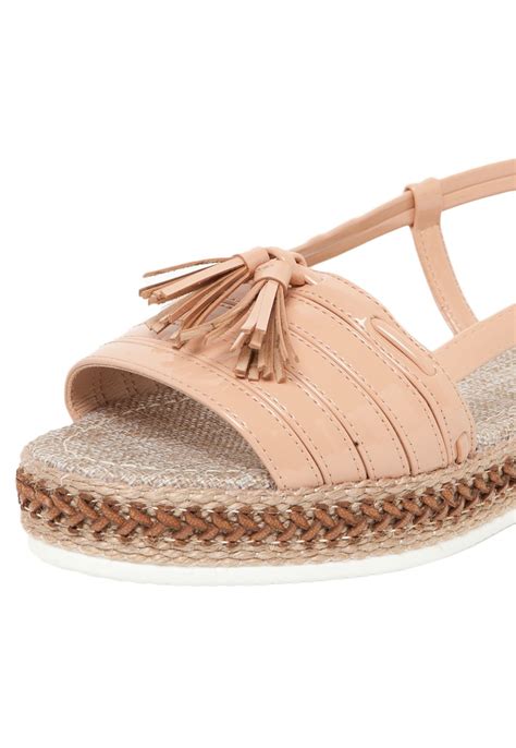 Sandália DAFITI SHOES Flatform Corda Nude Compre Agora Dafiti Brasil