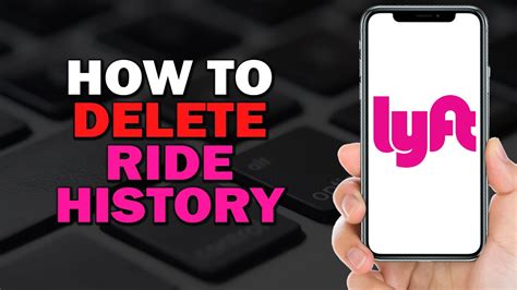 How To Delete Ride History On Lyft (Easiest Way) - YouTube