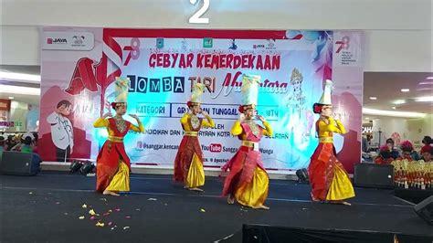 Lomba Tari Nusantara Tari Tandok Batak Juara 1 Youtube