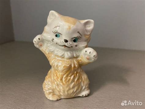 Котенок фигурка фарфор полонное купить в Москве | Хобби и отдых | Авито