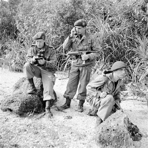 French Marine Commandos In Vietnam During The Indochina War Armed With