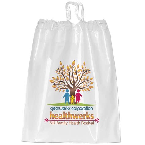 Poly Draw Bag 9½”x12 Dynamic Color Bagmakers Custom