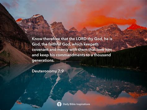 Deuteronomy Daily Bible Inspirations