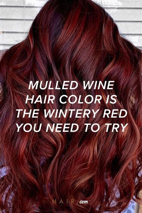 Trend Alert Mulled Wine Hair Artofit