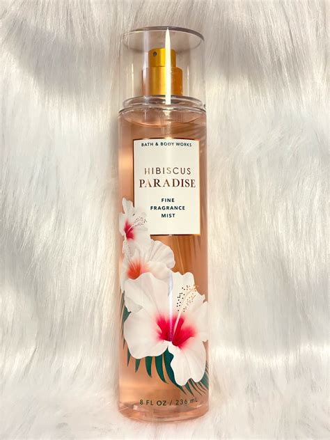 BBW Fine Fragrance Mist Hibiscus Paradise Beauty Personal Care Fragrance Deodorants On