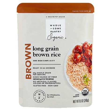 Wholesome Pantry Organic Long Grain Brown Rice