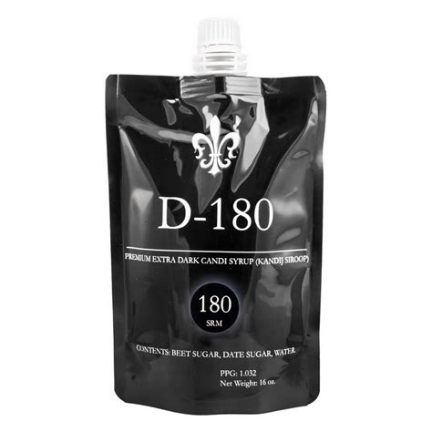 D 180 Premium Extra Dark Belgian Candi Syrup